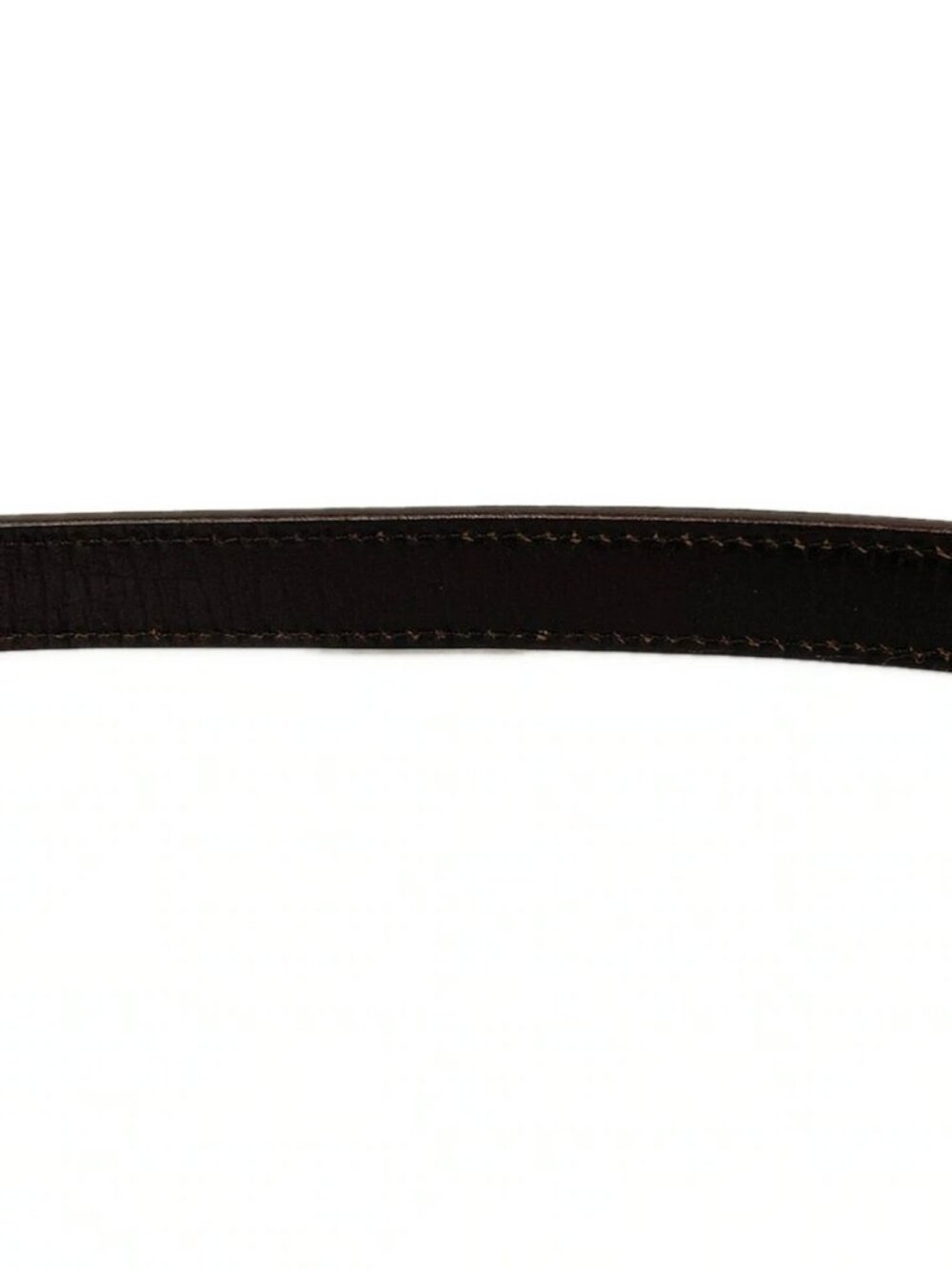 GUCCI Horsebit/GG 114890 Dark Brown Beige Jacquard Leather Handbag - Picture 14 of 15